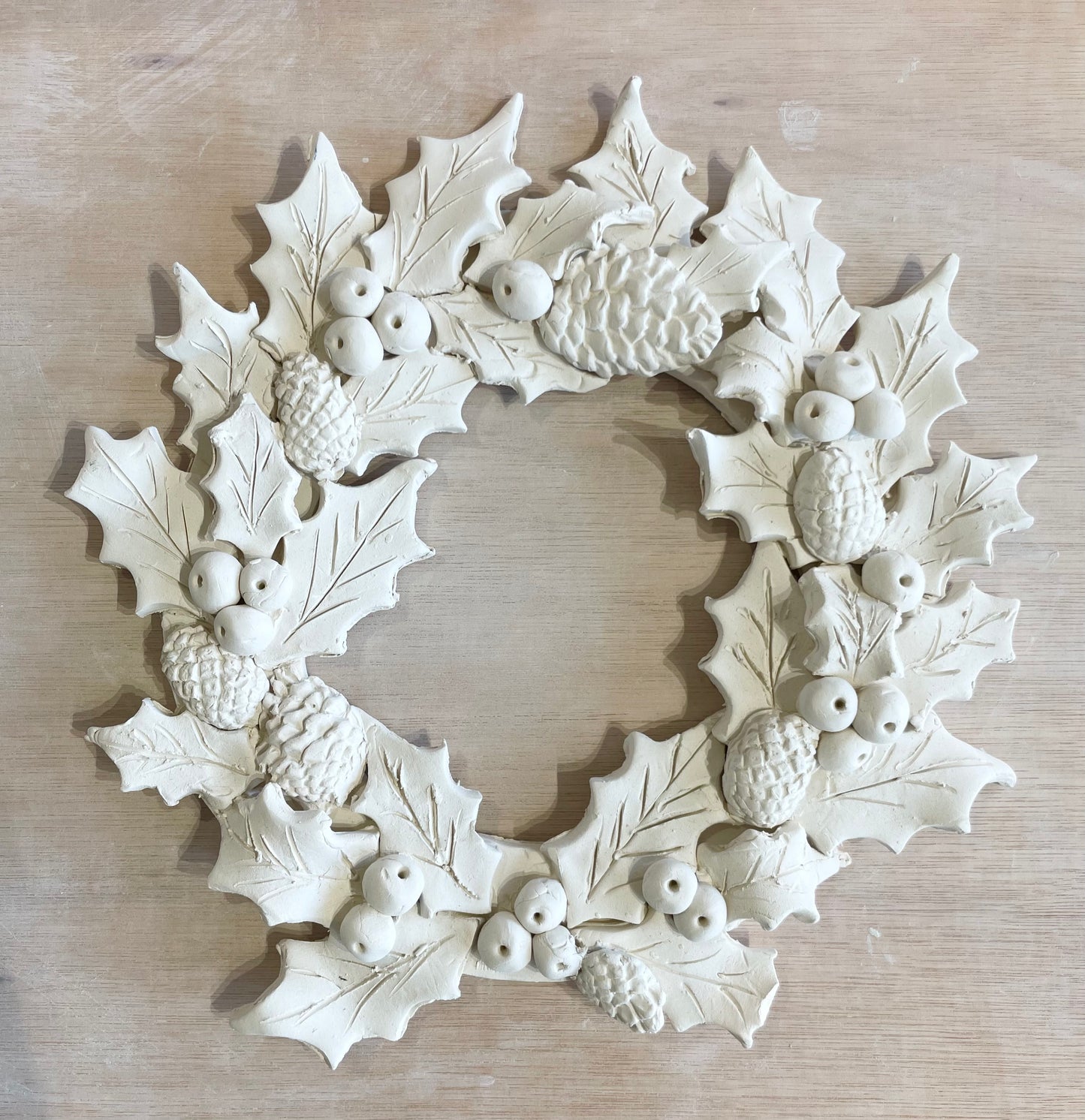 Ceramic Christmas Wreath Workshop - Deposit